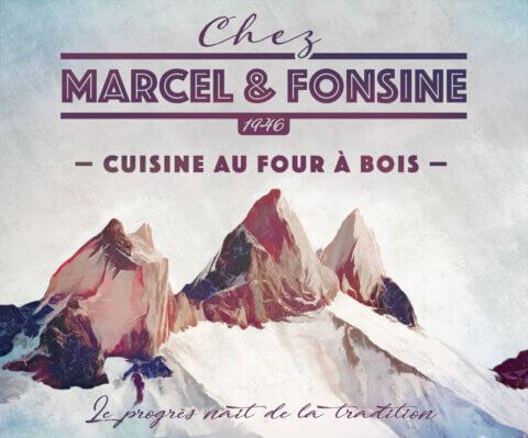 Les Aiguilles d'Arves - Illustration de Citron & co. pour Marcel & Fonsine