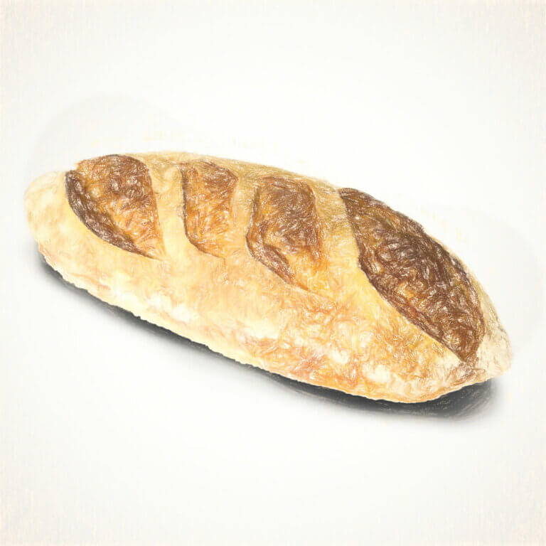 Le Sympatin - Bâtard - Le pain cuit au feu de bois chez Marcel & Fonsine à La Toussuire
